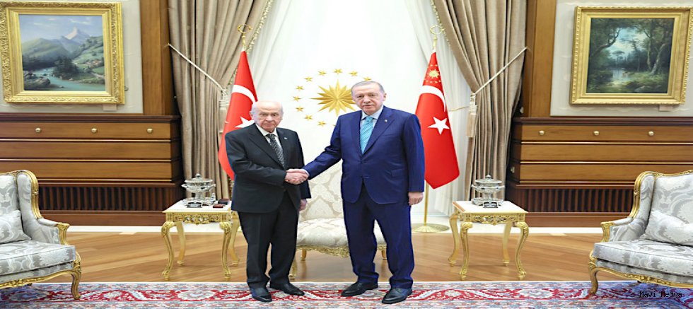 Erdoğan, Bahçeli ile görüştü