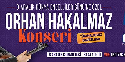 Büyükkılıç'tan 'Özel' Vatandaşlar İçin Düzenlenecek Konsere Davet