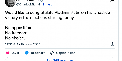 Charles Michel, şimdiden Putin'i 