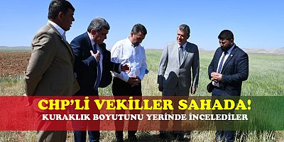 CHP'den İç Anadolu'ya kuraklık çıkarması