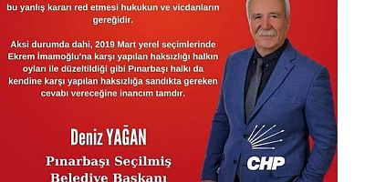 CHP, Pınarbaşı Seçimleri Iptal Kararına Itiraz Edecek