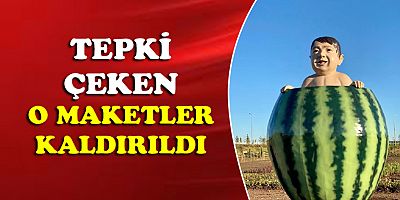 Diyarbakır'da tepki çeken maketler kaldırıldı