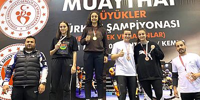 Melikgazi Belediyespor Kulübünden 4 sporcu Türkiye Şampiyonu oldul