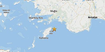 Rodos Adası açıklarında deprem