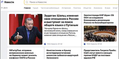 Rus medyası Erdoğan'ın Scholz sözünü manşete taşıdı