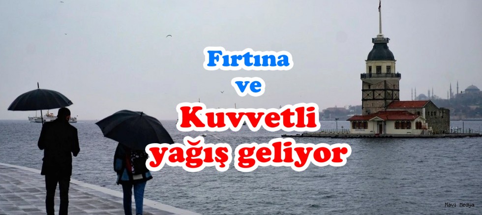 58 il için sarı kodlu uyarı