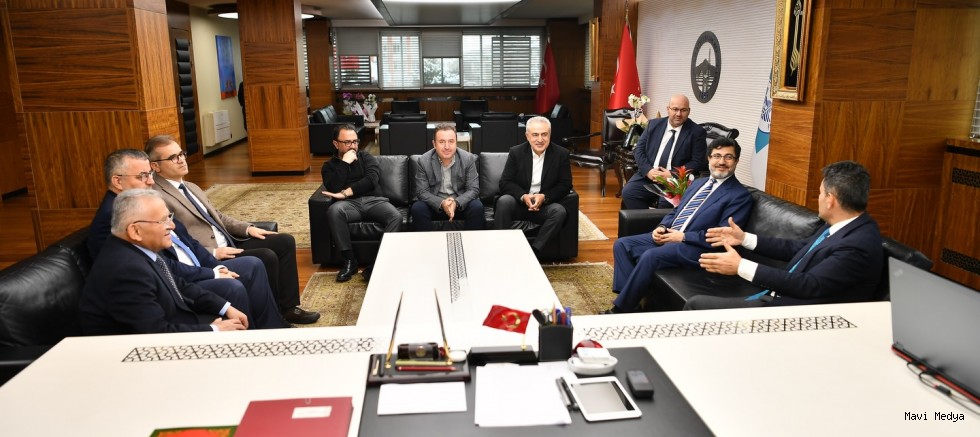 Büyükkılıç, Bakan Yardımcısı Poyraz ve Genel Müdür Eyigün'ü Konuk Etti