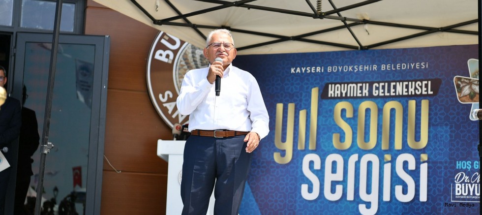 Büyükkılıç, KAYMEK Yıl Sonu Sergisi'ni Açtı