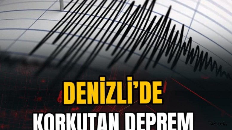 Denizli'de 5.1 Büyüklüğünde Deprem