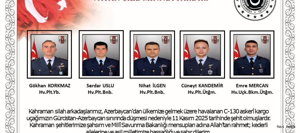 Düşen askeri uçakta 20 şehit