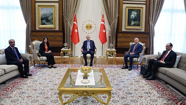 Erdoğan, DEM Parti heyetini kabul etti
