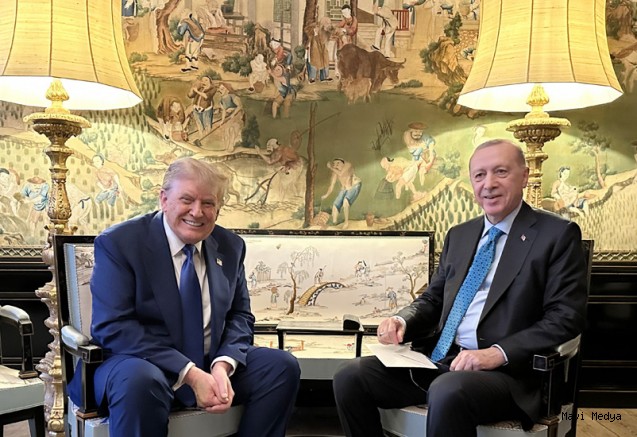 Erdoğan ve Trump, Lahey'de bir araya geldi