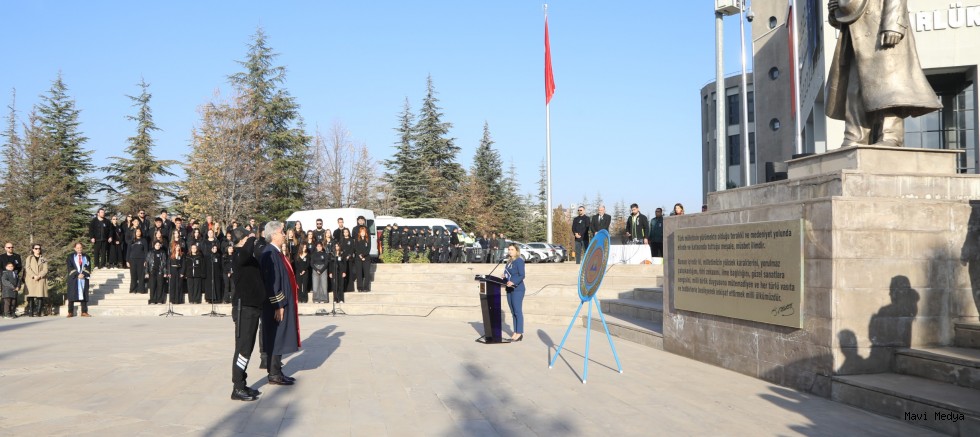 ERÜ’de 10 Kasım Atatürk'ü Anma Töreni Gerçekleştirildi
