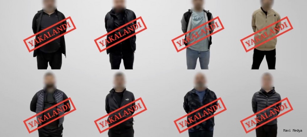 Gürcistan'da yakalanan 8 kişi Türkiye'ye iade edildi