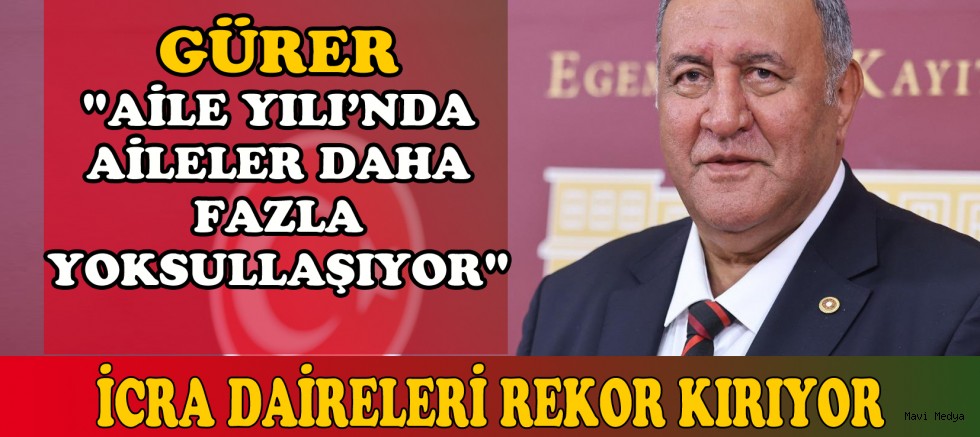 Gürer: “Otomobil, beyaz eşya icra ile elden gidiyor”