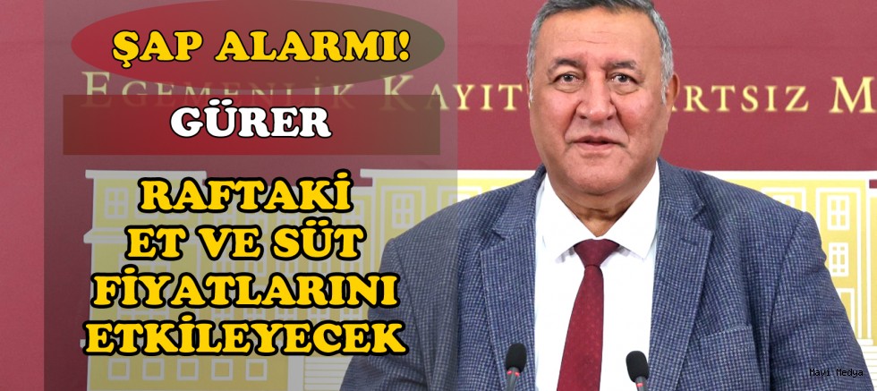 Gürer: “Şap hastalığı büyük bir tehdit”