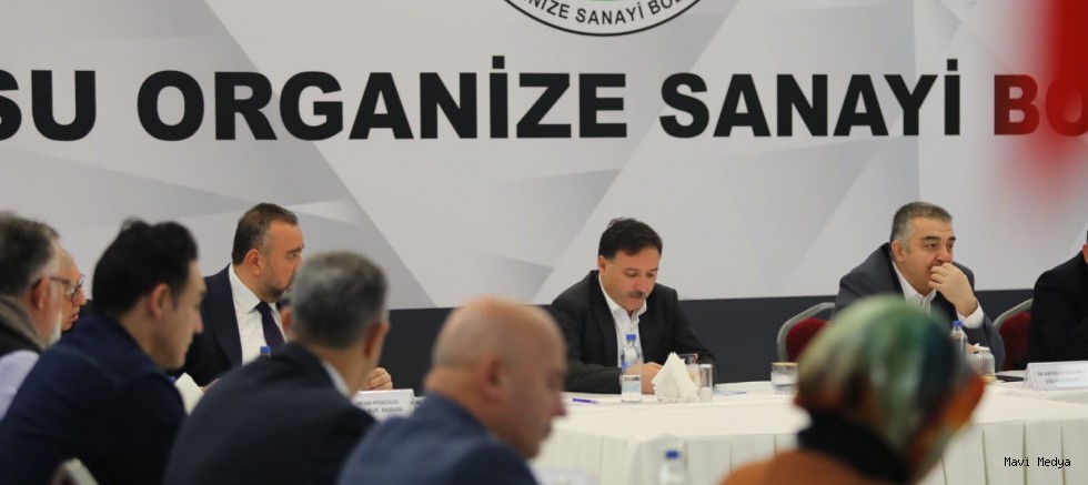 İncesu OSB Müteşebbis Teşekkül Heyeti Vali Çiçek Başkanlığında Toplandı