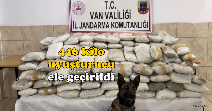 Jandarmadan dev operasyon: 446 kilo uyuşturucu ele geçirildi