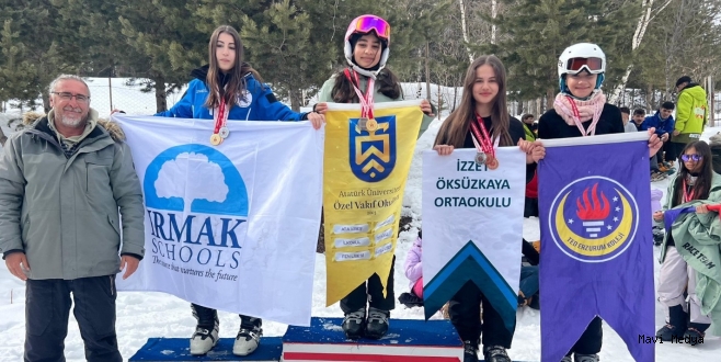 Kayserili kayakçılar, Sarıkamış’taki yarışlarda 28 madalya kazandı