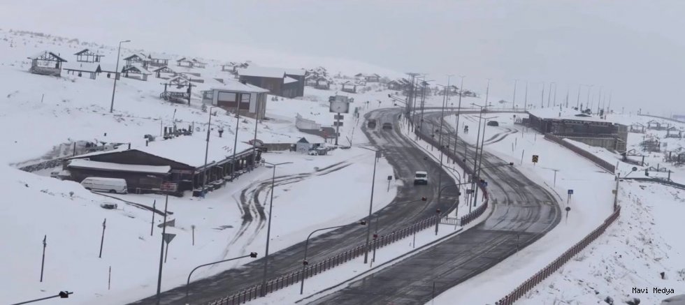 Erciyes’te nisan karı sezonu uzattı