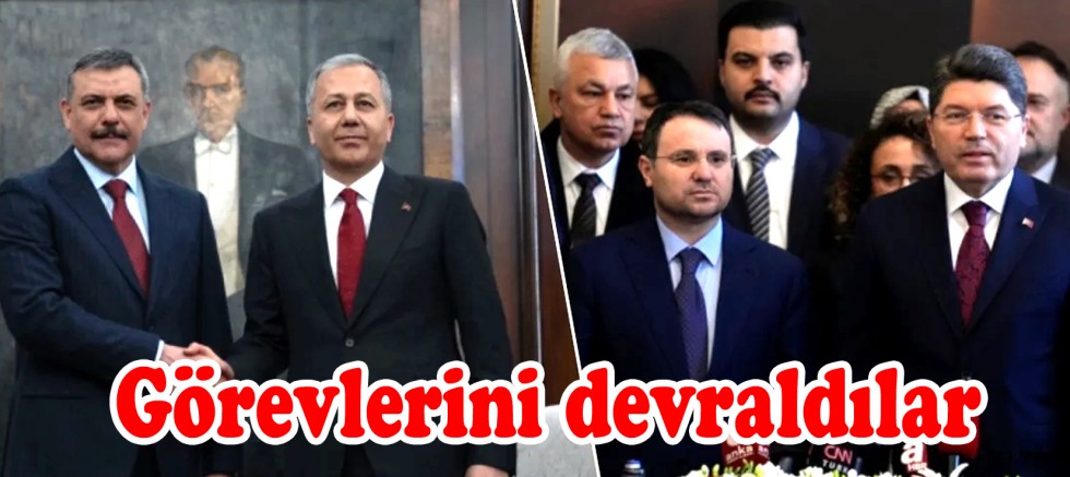 Mustafa Çiftçi ve Akın Gürlek görevlerini devraldılar