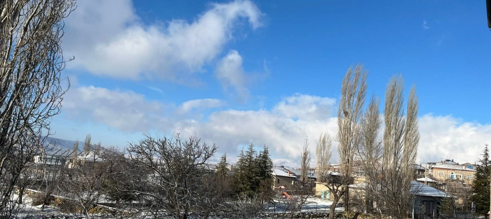 Nisan ayında kar yağdı