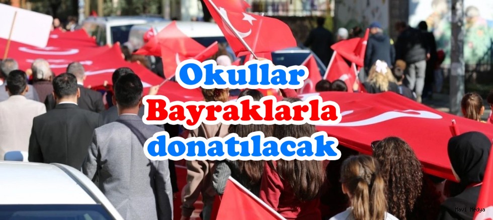 Okullarda ikinci dönem “Bayrak Sevgisi” ile başlıyor