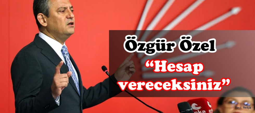 Özel’den iktidara Mesut Özarslan tepkisi: “Hesap vereceksiniz”