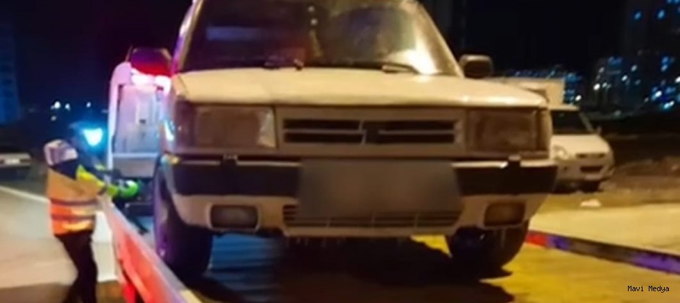 Polisin 'dur' ihtarına uymayan sürücüye 455 bin TL ceza