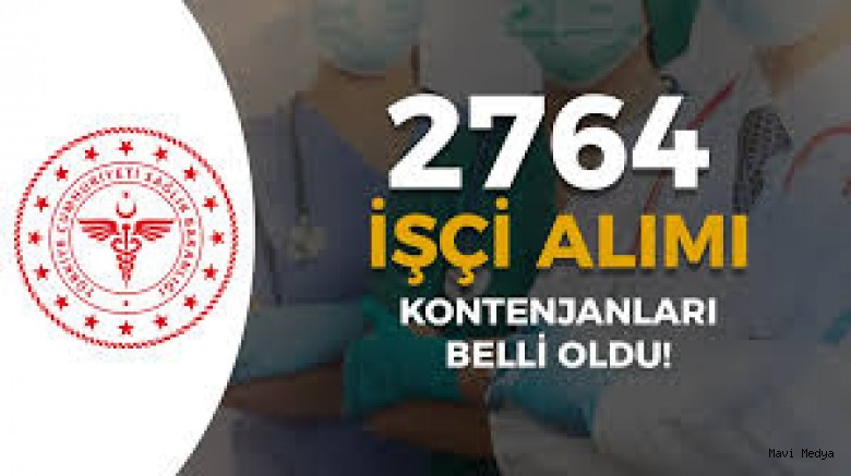 Sağlık Bakanlığı'na 2.764 eleman alınacak