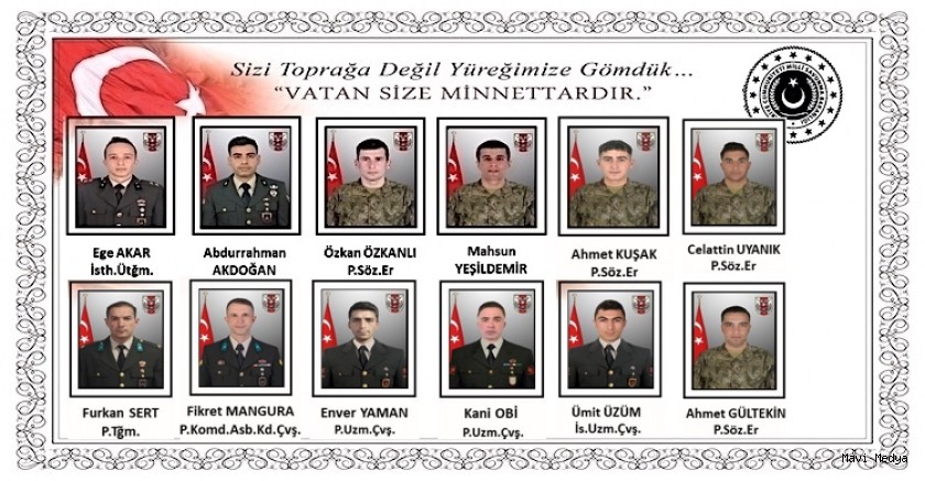 Şehit haberleri peş peşe geldi