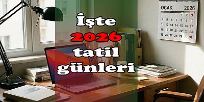 2026 yılındaki resmi tatil günleri
