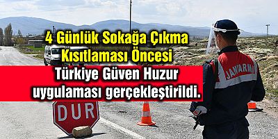 4 Günlük Sokağa Çıkma Kısıtlaması Öncesi Türkiye Genelinde 103.785 İş Yeri Kontrol Edildi