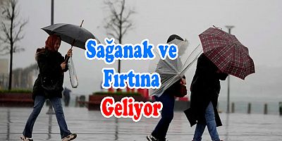 9 il için sarı uyarı: Sağanak ve fırtına geliyor