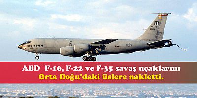 ABD, üç günde 30 askeri uçağını hareket ettirdi