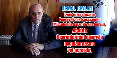 ADD Kayseri Şubesi İzmir'in Kurtuluşunu Kutladı