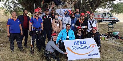 AFAD Gönüllülerine uygulamalı eğitim