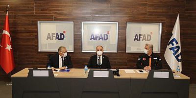 AFAD Toplantısı Vali Şehmus Günaydın Başkanlığında Yapıldı