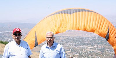 ALİ DAĞI’NDA YAMAÇ PARAŞÜTÜ HEYECANI BAŞLADI