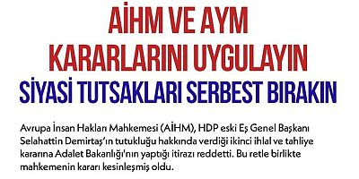 Altı siyasal hareketten 