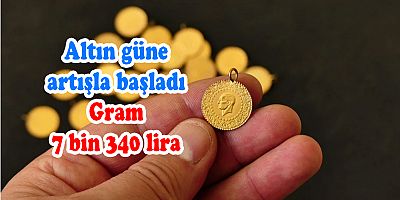 Altın güne artışla başladı