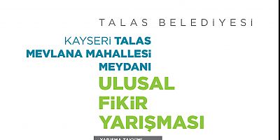 ANAYURT MEYDANI YARIŞMAYLA YENİLENECEK