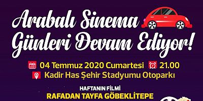 Arabalı Sinemada Sıra Çocuklara Geldi!