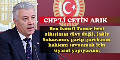  ARIK’TAN AKP MİLLETVEKİLİ TAMER’E YANIT: “O FOTOĞRAF ÇEKTİRDİĞİ FETÖ’YÜ ALKIŞLASIN”