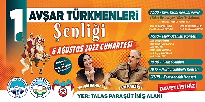 AVŞAR TÜRKMENLERİ BU ŞENLİKTE BULUŞACAK