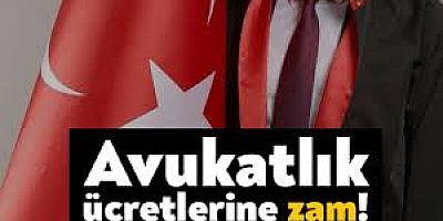 Avukatlık ücretleri ortalama yüzde 110 artırıldı