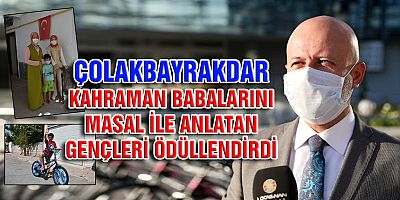 BABALARINI MASAL  İLE ANLATAN GENÇLER ÖDÜLLENDİRİLDİ
