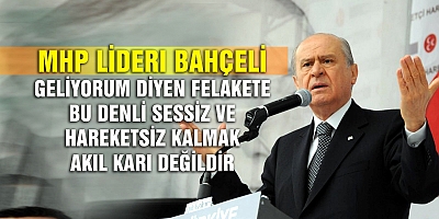 Bahçeli: Ölüm bu kadar ucuz olmamalı