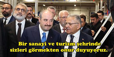 Bakan Varank, Başkan Büyükkılıç'ı Ziyaret Etti