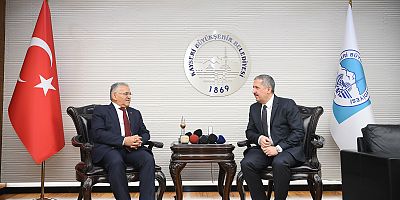 BAKAN YARDIMCISI GÜRCAN'DAN BAŞKAN BÜYÜKKILIÇ'A ZİYARET